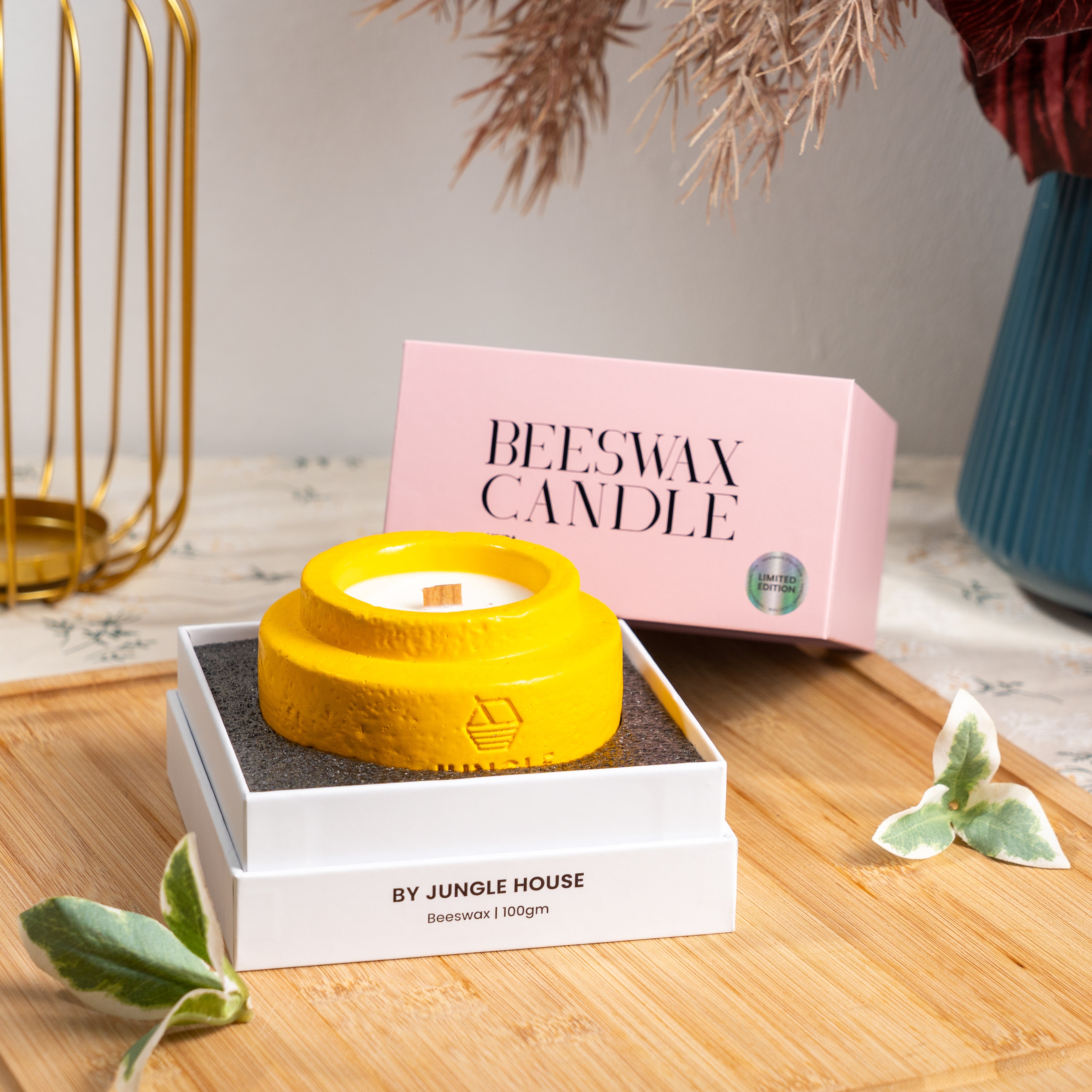 Beeswax Candle (100g) - Sakura