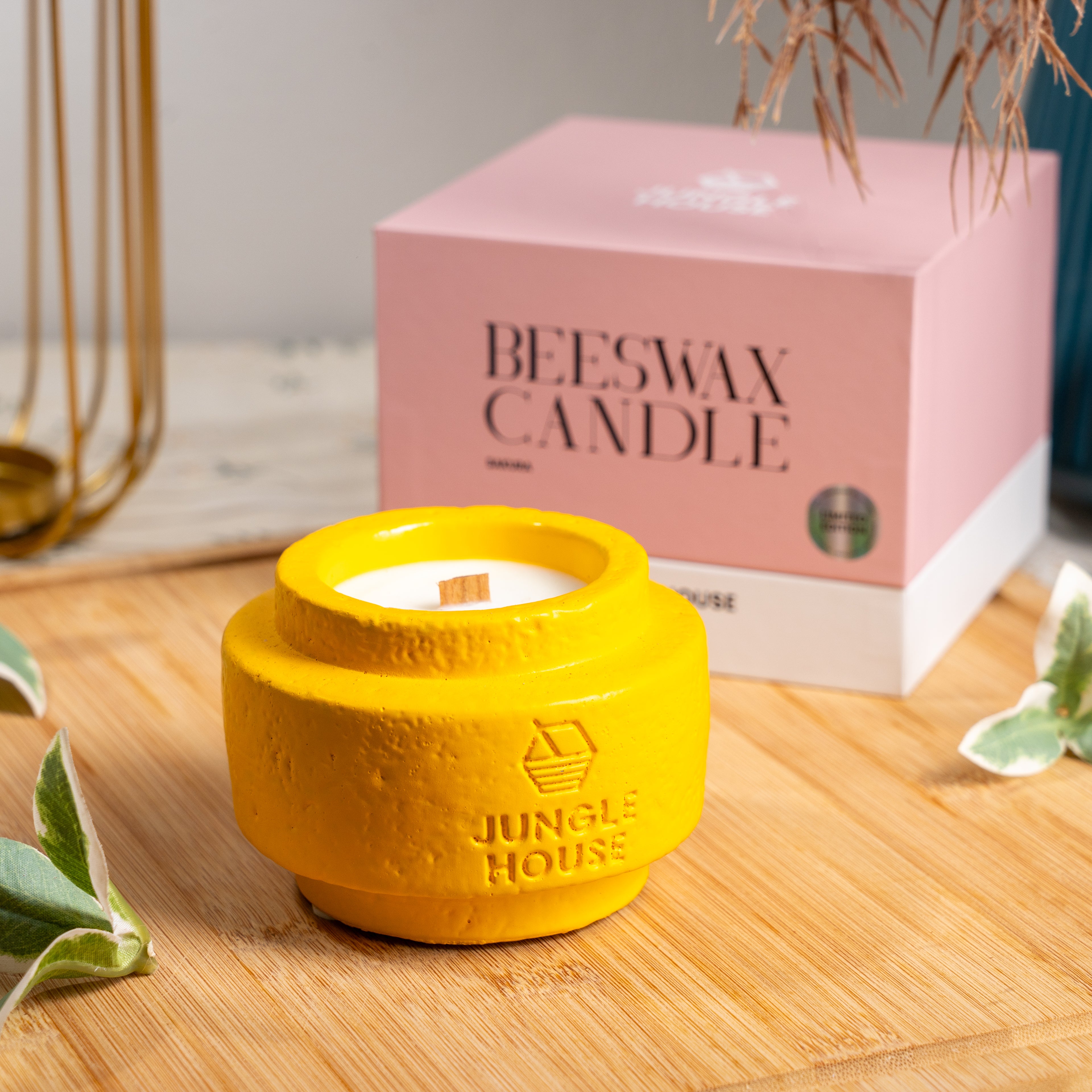 Beeswax Candle (100g) - Sakura