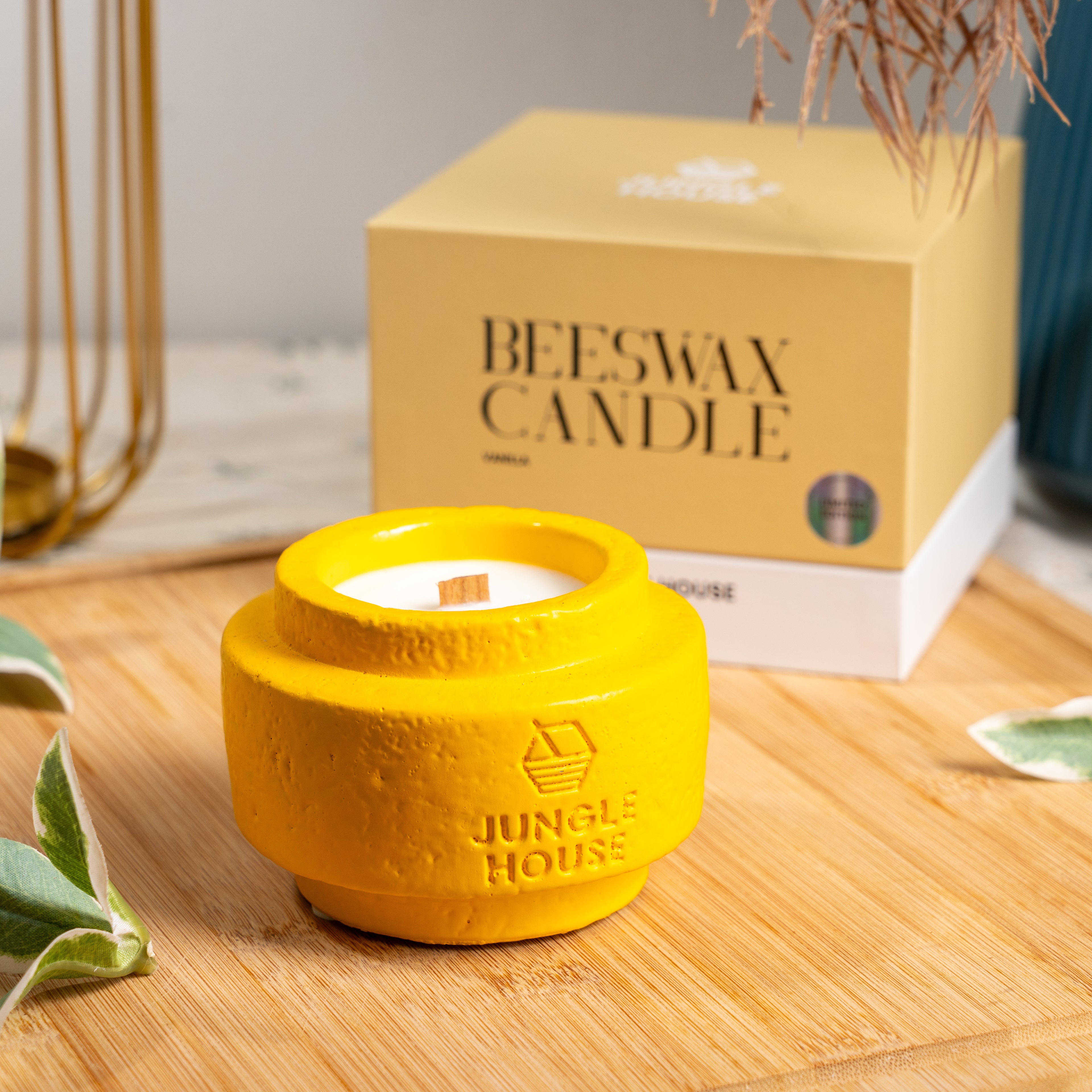 Beeswax Candle (100g) - Vanilla