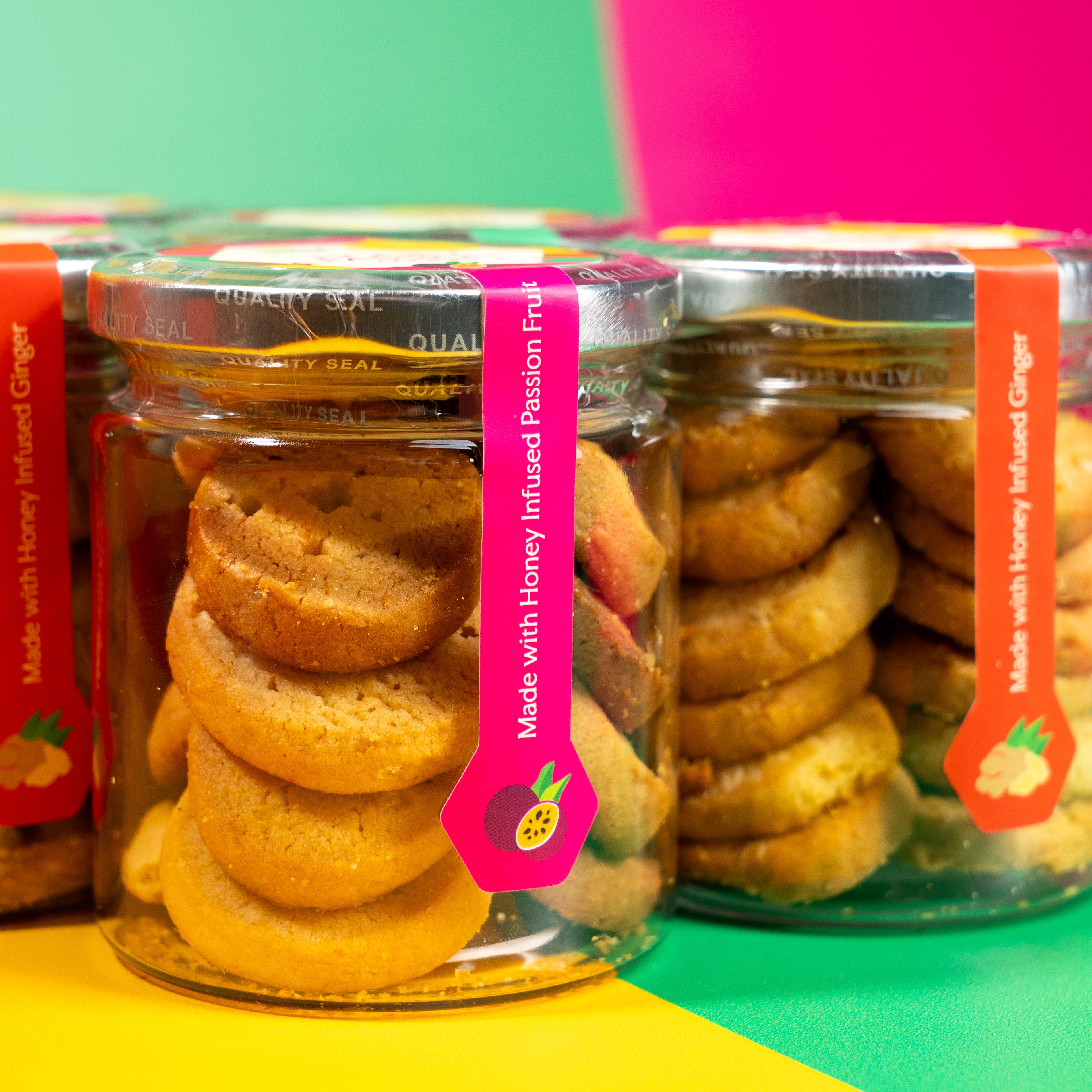 Passion Fruit Honey Cookies (90g)