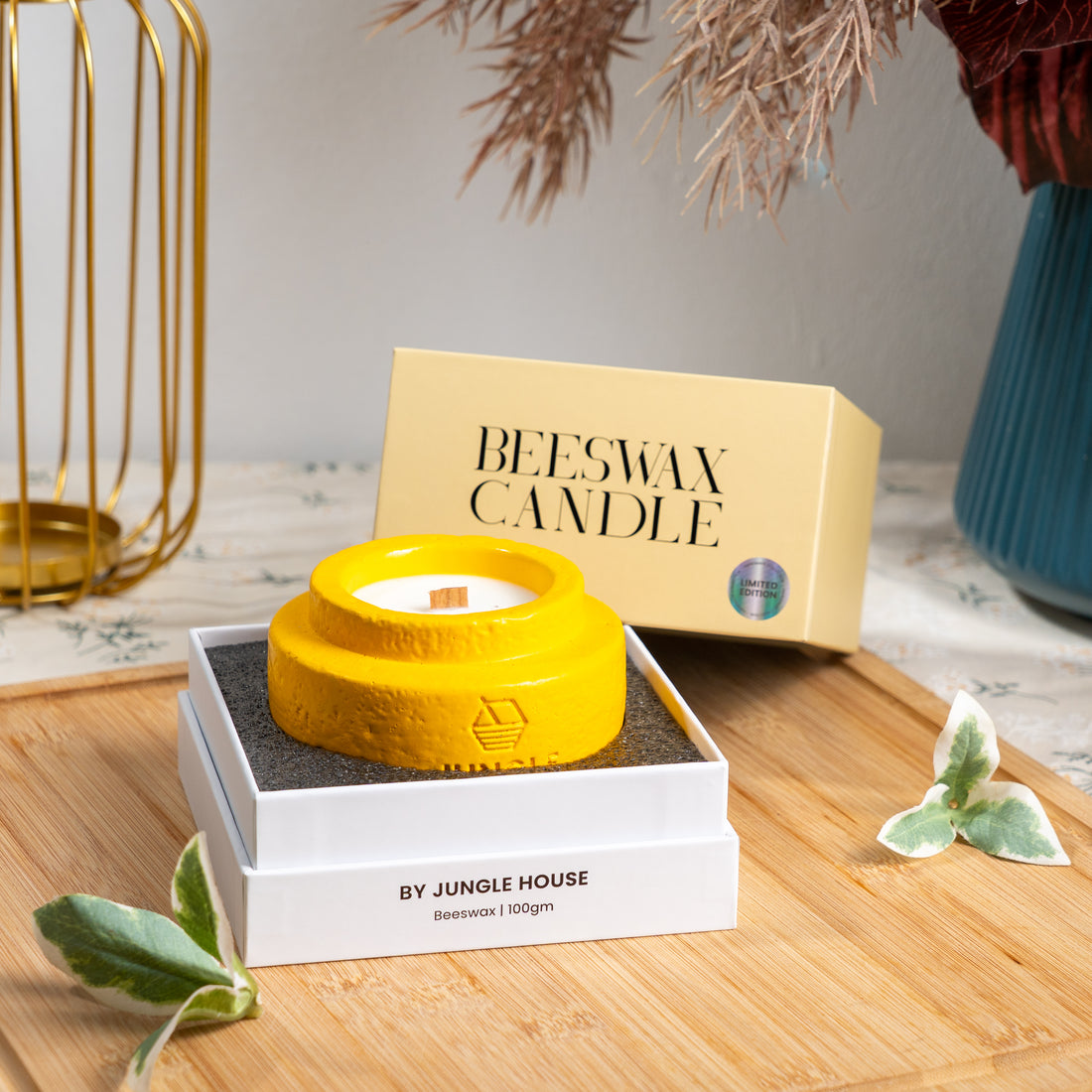 Beeswax Candle (100g) - Vanilla