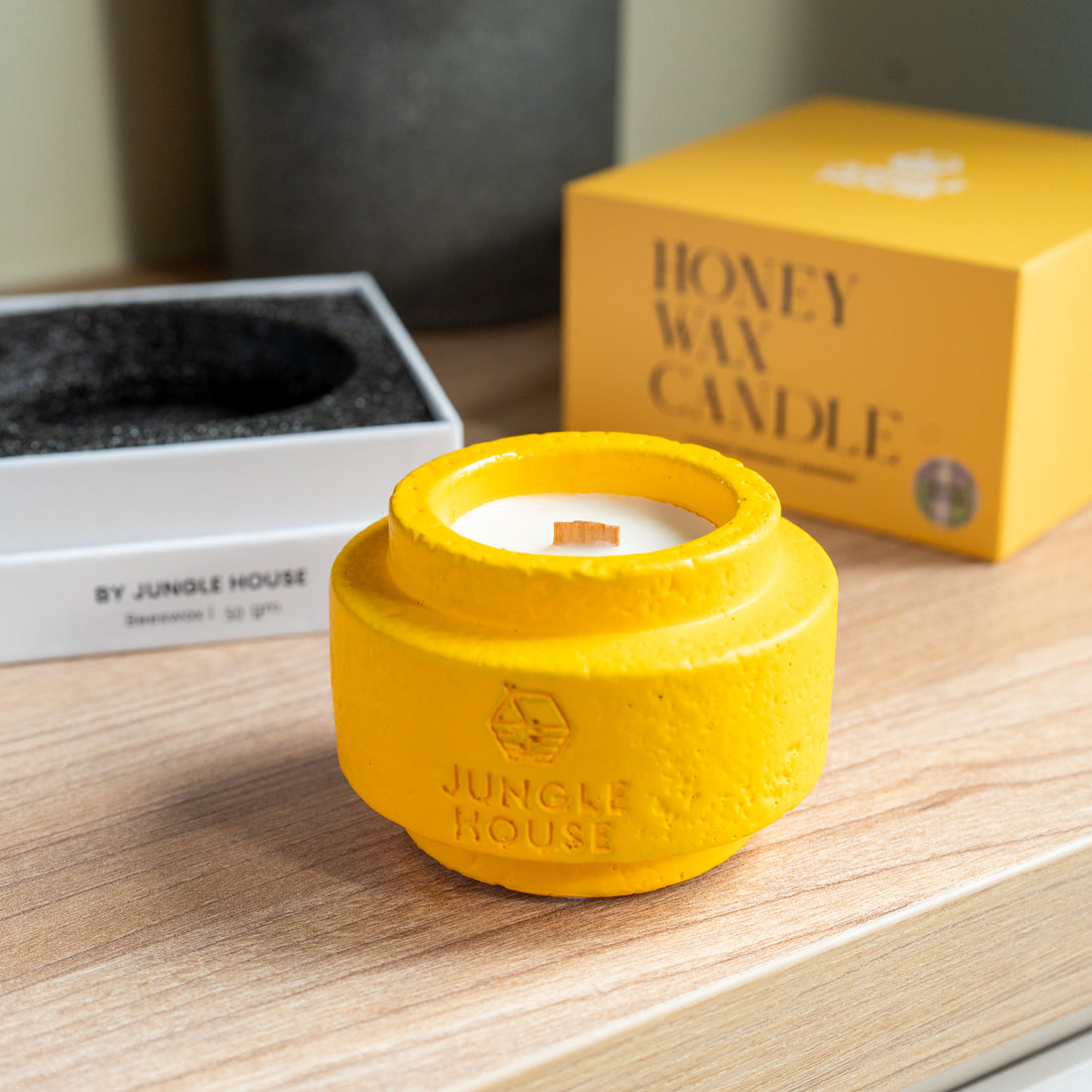 Honey Beeswax Candle (50g) Yellow Edition