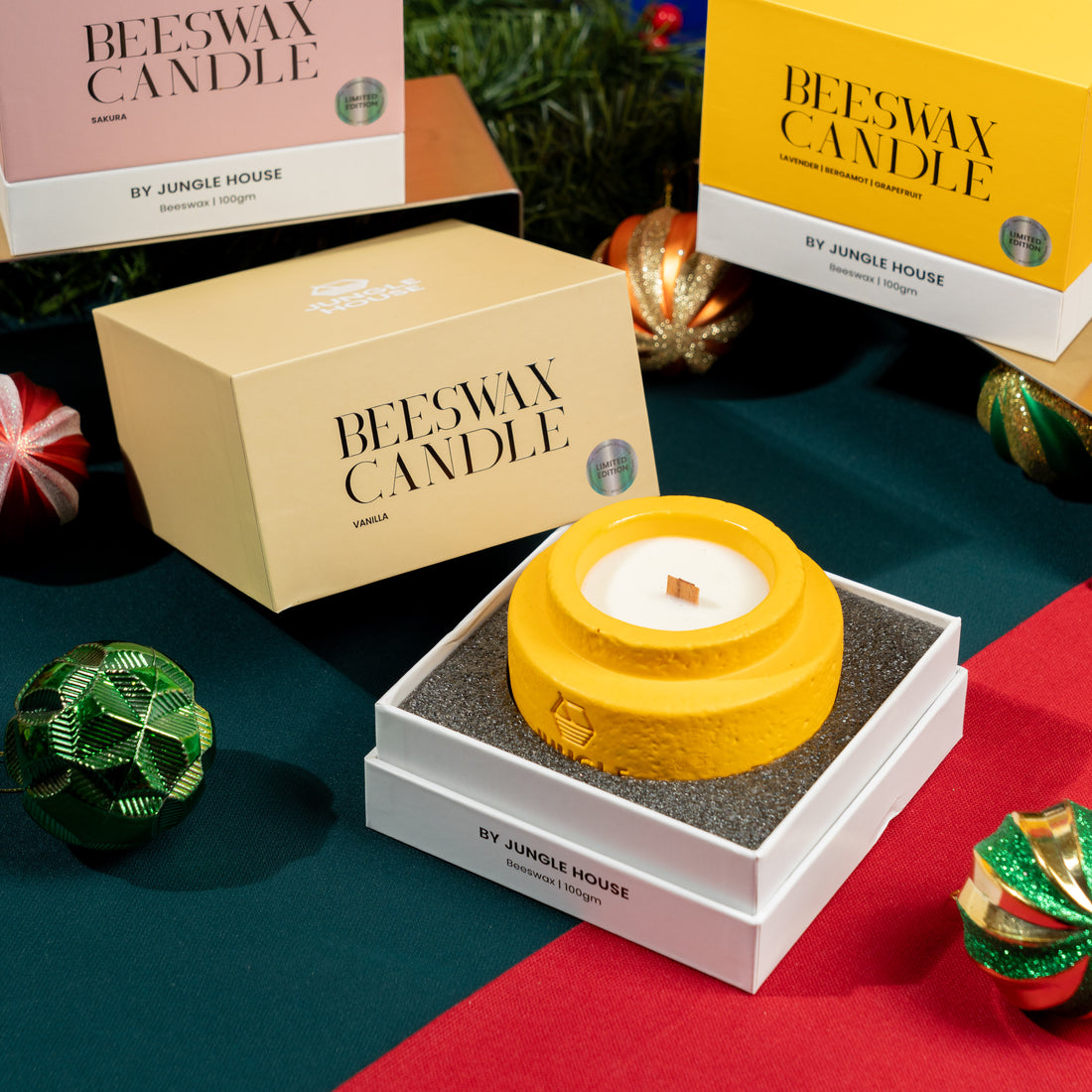 Beeswax Candle (100g) - Vanilla