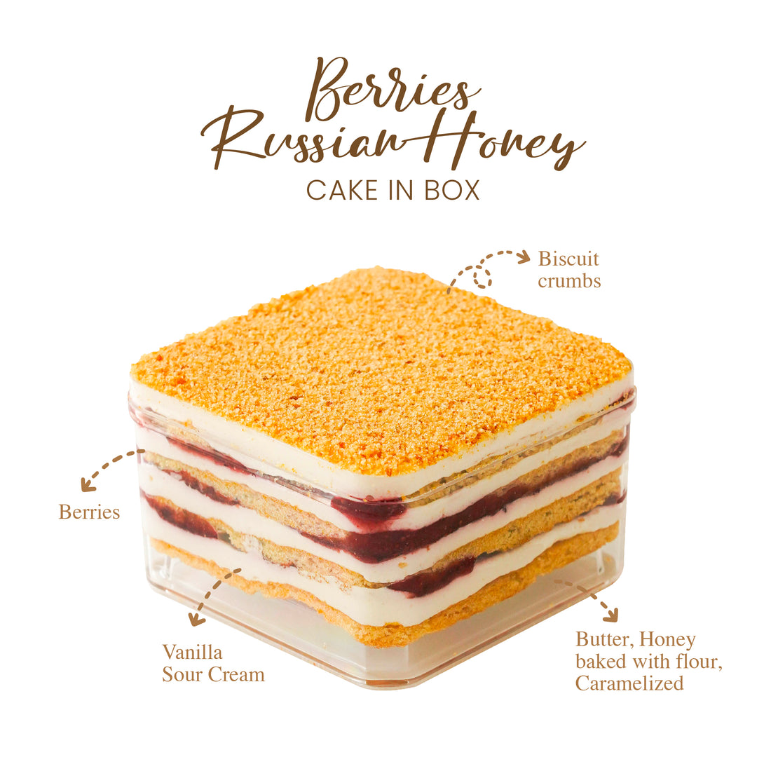 Russian Honey Cake Berries (box)