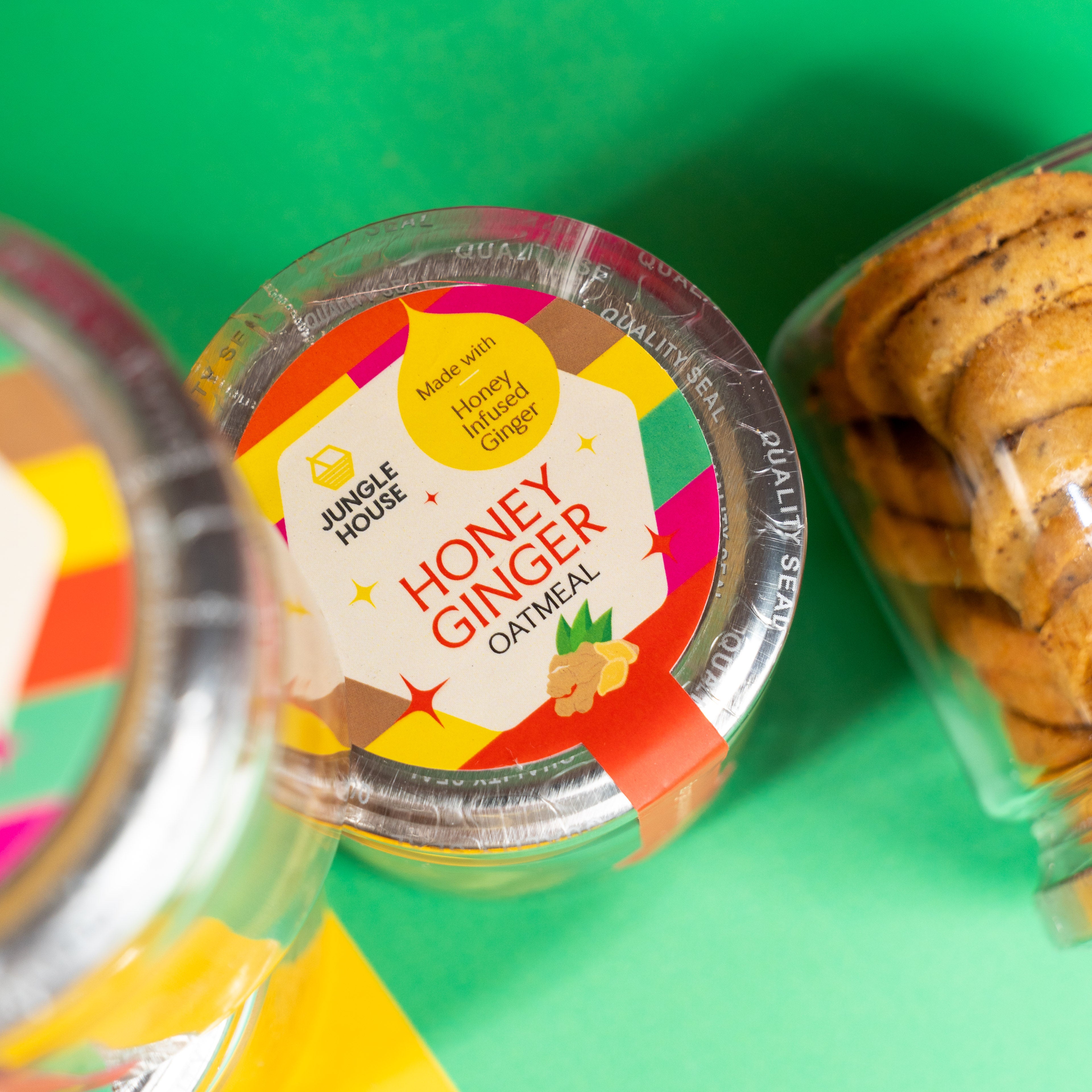 Ginger Oat Honey Cookies (90g)