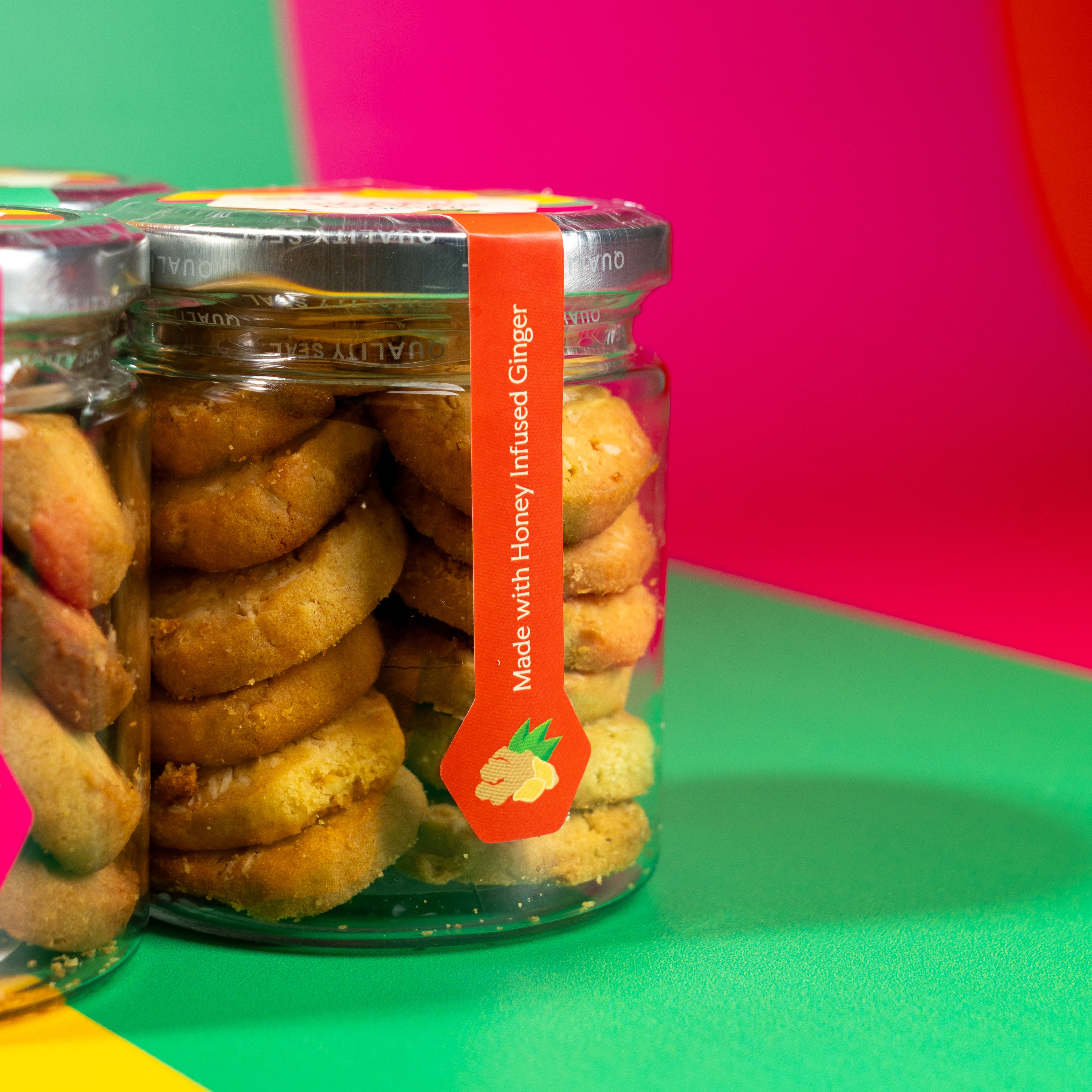 Ginger Oat Honey Cookies (90g)