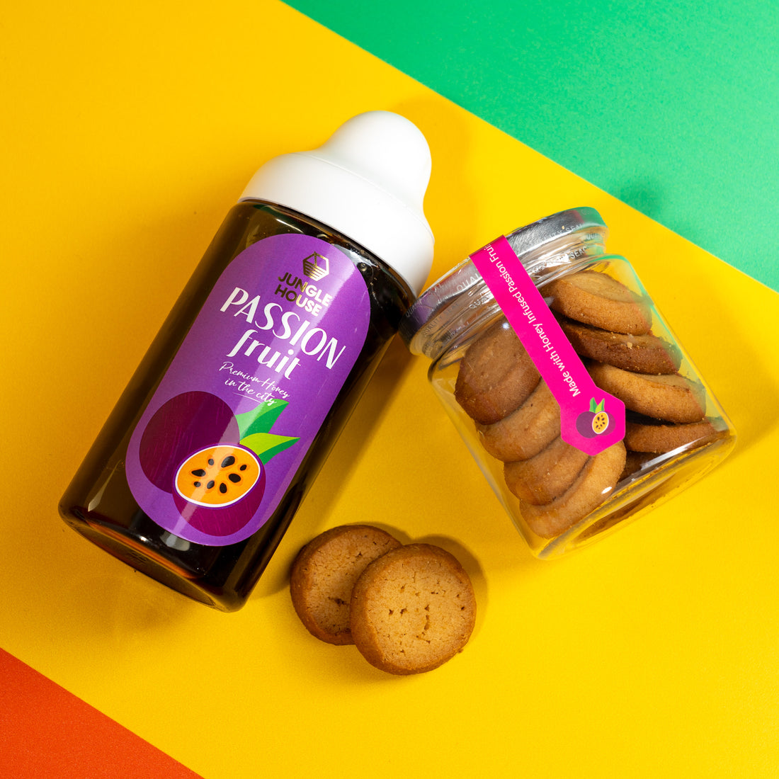 Passion Fruit Honey Cookies (90g)
