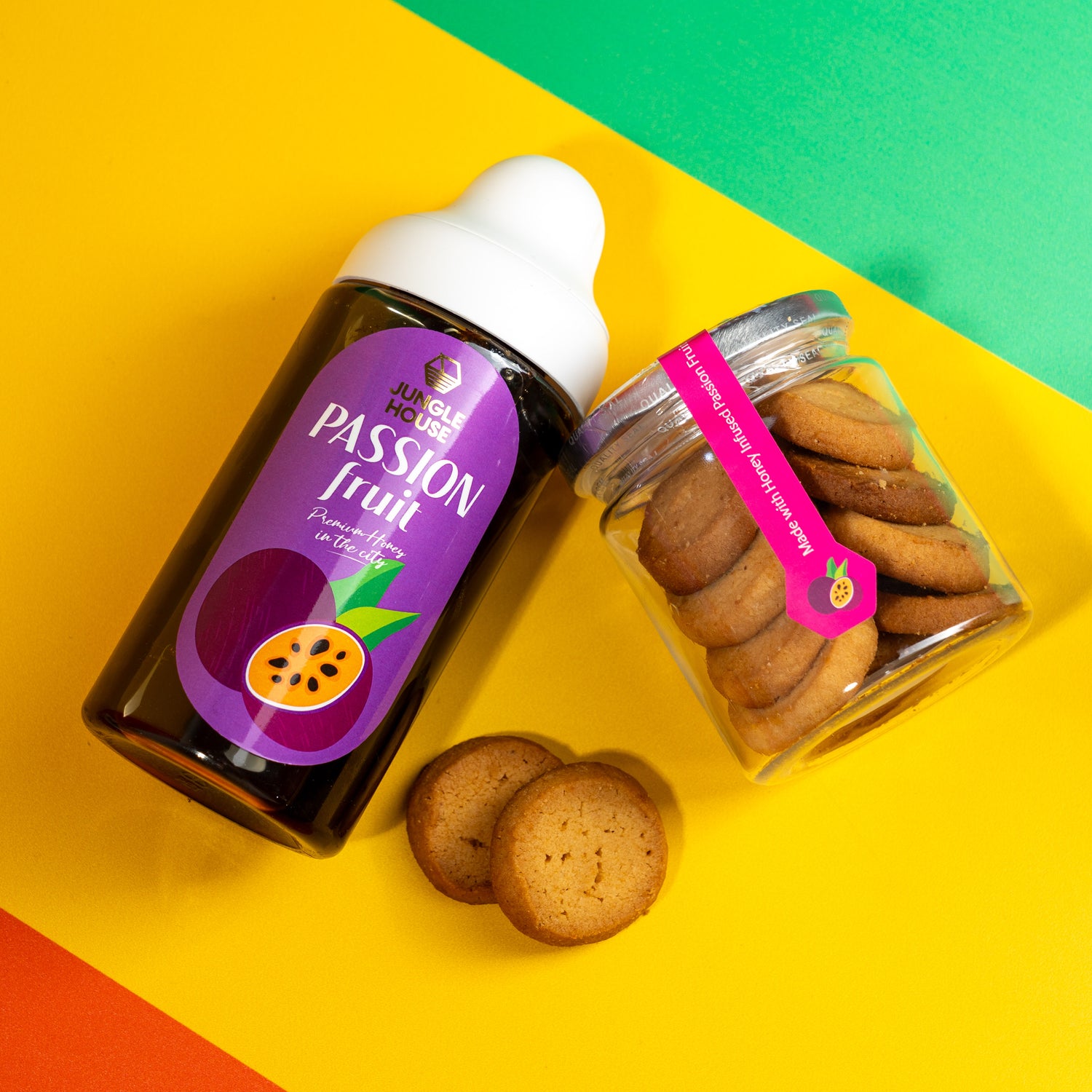 Passion Fruit Honey Cookies (90g)