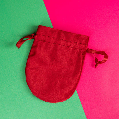 Velvet Pouch Bag (RED)