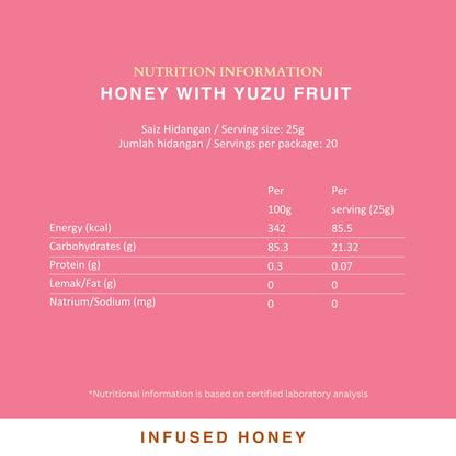Honey Infused Yuzu
