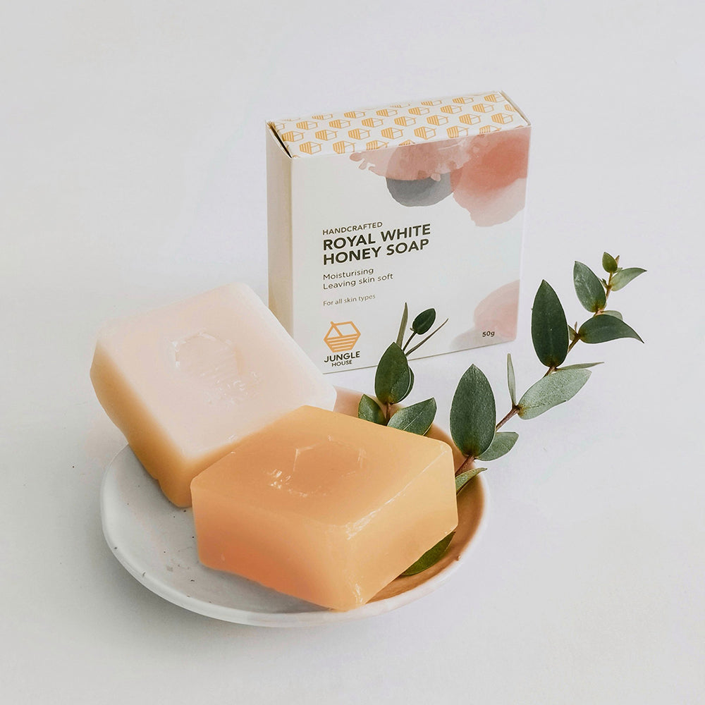 Handcrafted Royal White Honey Soap